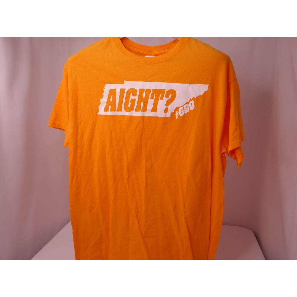 Generic Tennessee "Aight #GBO" Orange T Shirt Large